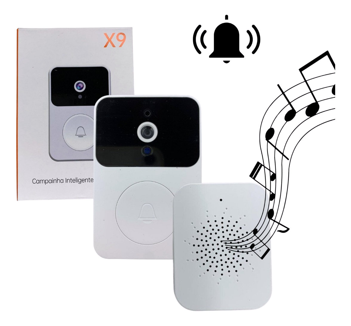 Campainha wifi mini câmera inteligente sem fio celular