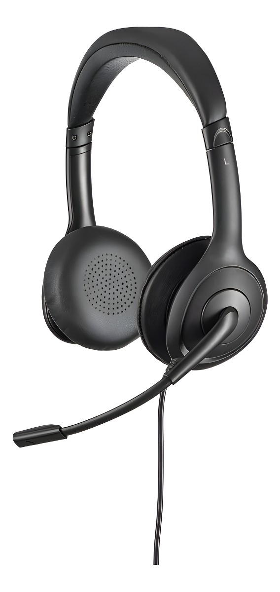 Headset Biauricular Whs 60 Duo Usb Preto - Intelbras pronta entrega
