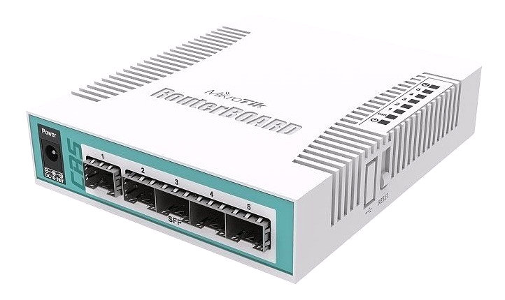Switch MikroTik CRS106-1C-5S 5 portas novo a pronta entrega