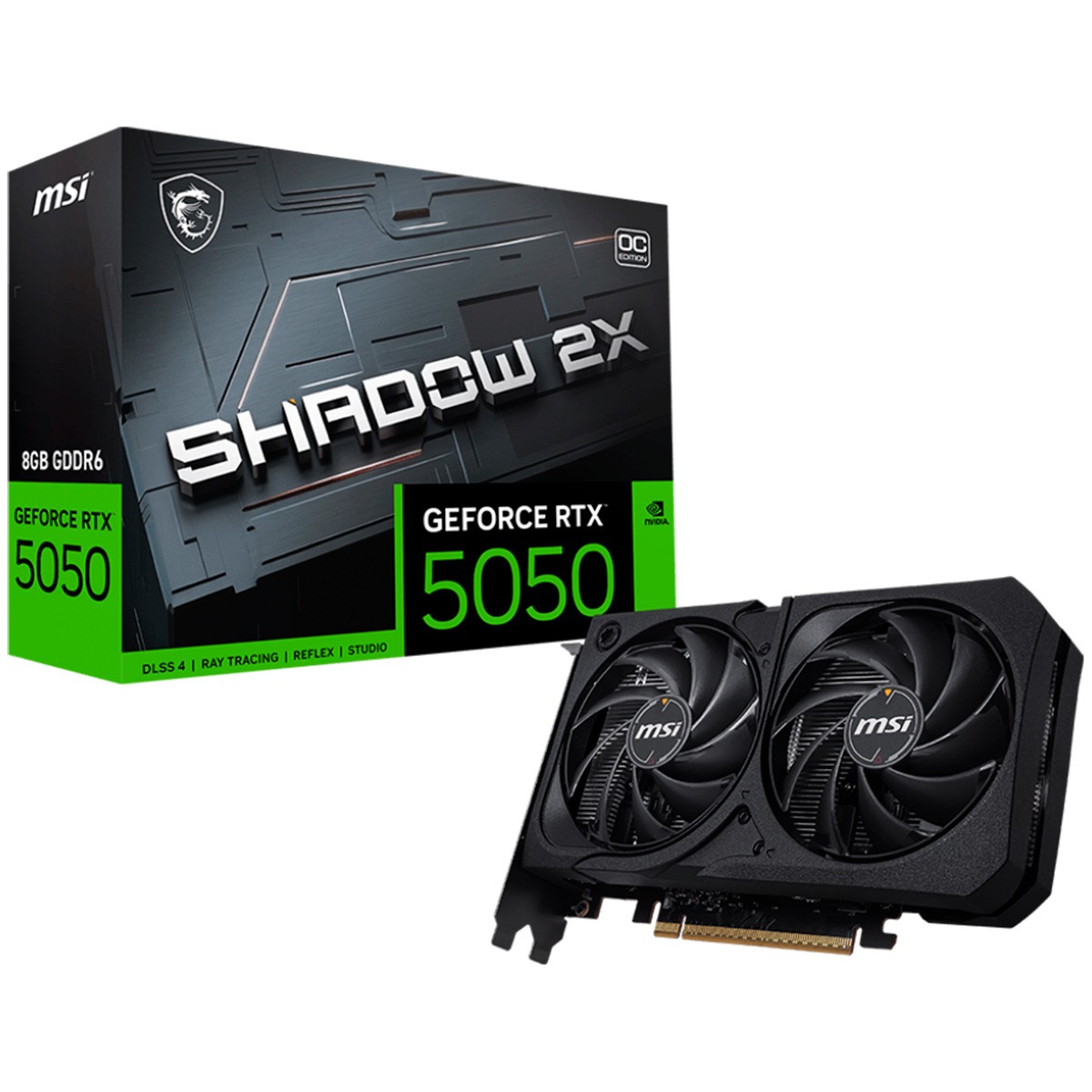 Placa de vídeo Geforce Rtx 5050 8gb Msi Shadow 2x Oc lacrada