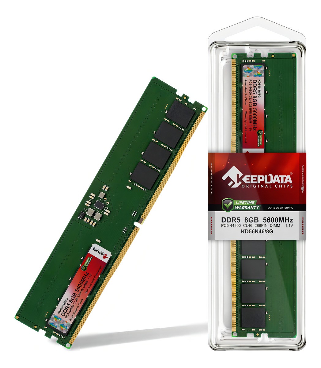 Memória Desktop Ddr5 8gb 5600mhz Keepdata Kd56n46/8g lacrada