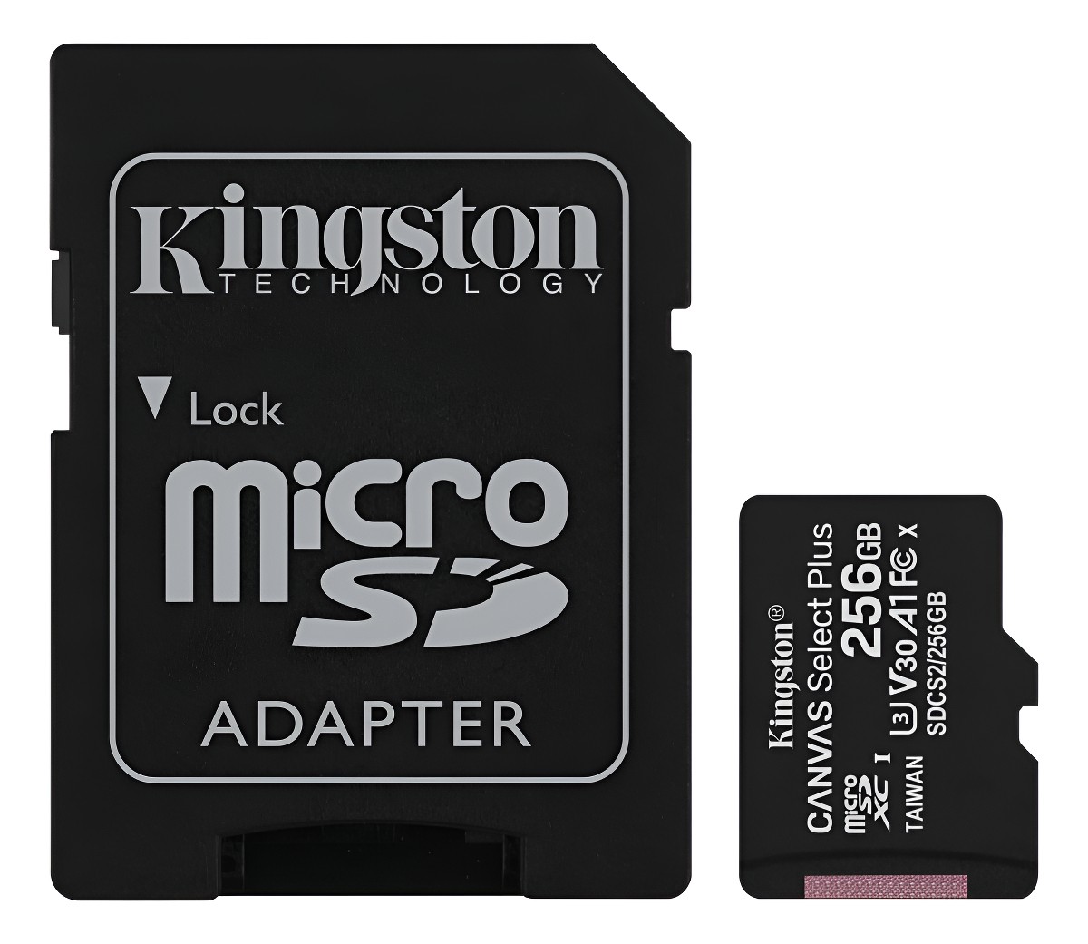 Cartão Original Kingston 256gb Micro Sd Canvas Select Plus lacrado