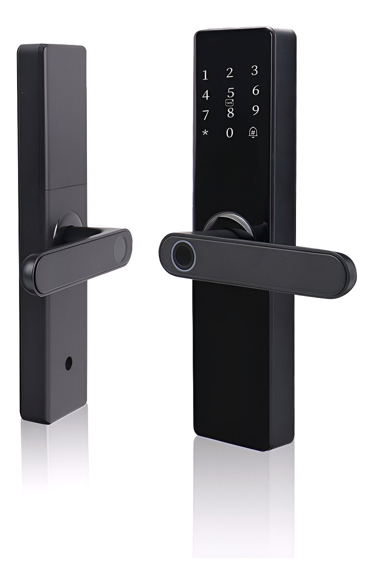 Fechadura Digital Eletrônica Tuya direita esquerda Impressão Digital pronta entrega
