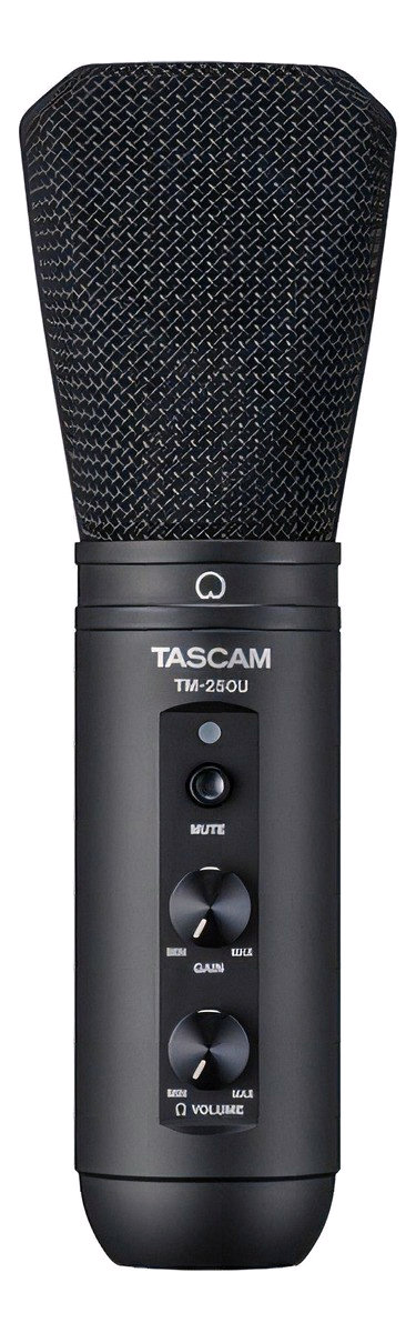 Microfone Condensador Usb-c Tascam Tm-250u Cor Preto original novo
