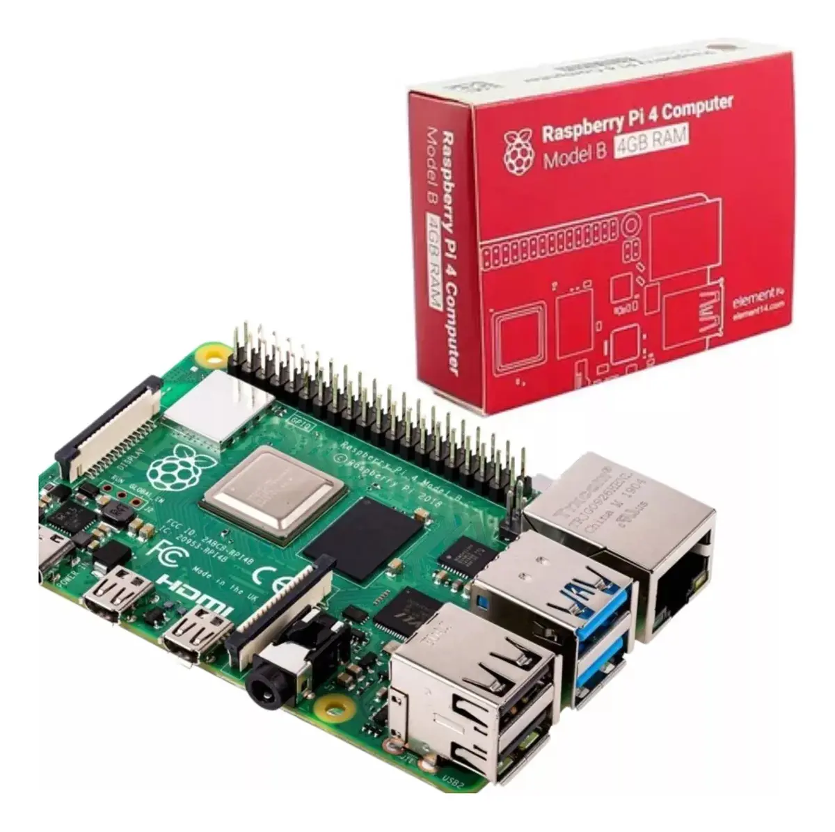 Raspberry Pi 4 Modelo B - 4GB de RAM