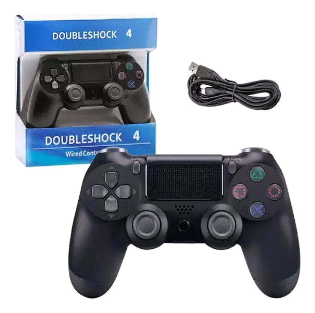 Controle ps4 sem fio bluetooth manete serve pc play 4