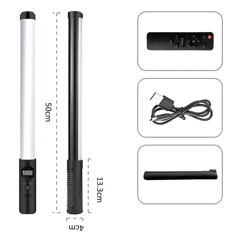 Bastão De Led Com Controle  reforçado novo