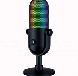 Microfone profissional Razer Seiren V3 Chroma - Rgb Usb, cor preta lacrado