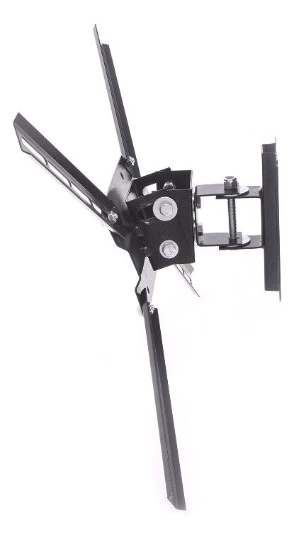 Suporte tv articulado led 28 32 40 42 43 49 50 55 polegadas cor preto