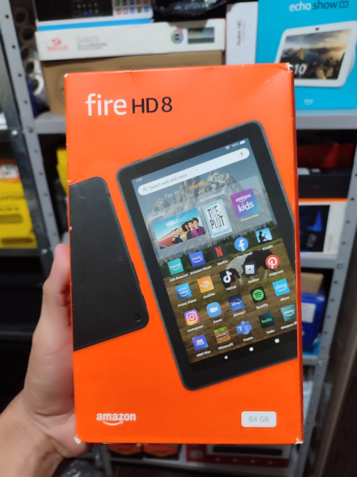 Tablet 2022 Amazon fire 8 64GB preto 2GB de memoria RAM NOVO