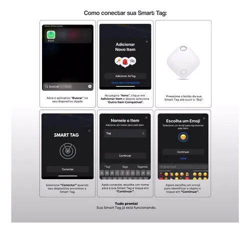 Localizador Smart Tag Original Android Apple Gps Mala Pet