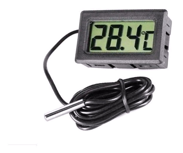 Termômetro digital lcd - freezer, chocadeira, aquário