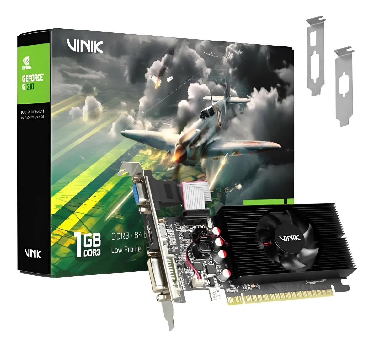 Placa de Vídeo NVIDIA Vinik G210 1GB DDR3 64 Bits