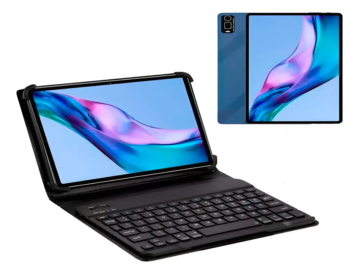 Tablet 10.1" com 4GB RAM e 128GB Armazenamento Cinza Amiyo