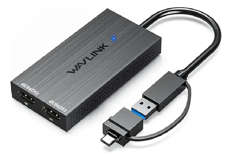 Hub USB 3.0 com 2x HDMI para Mac M1 Silicon Motion Wavlink