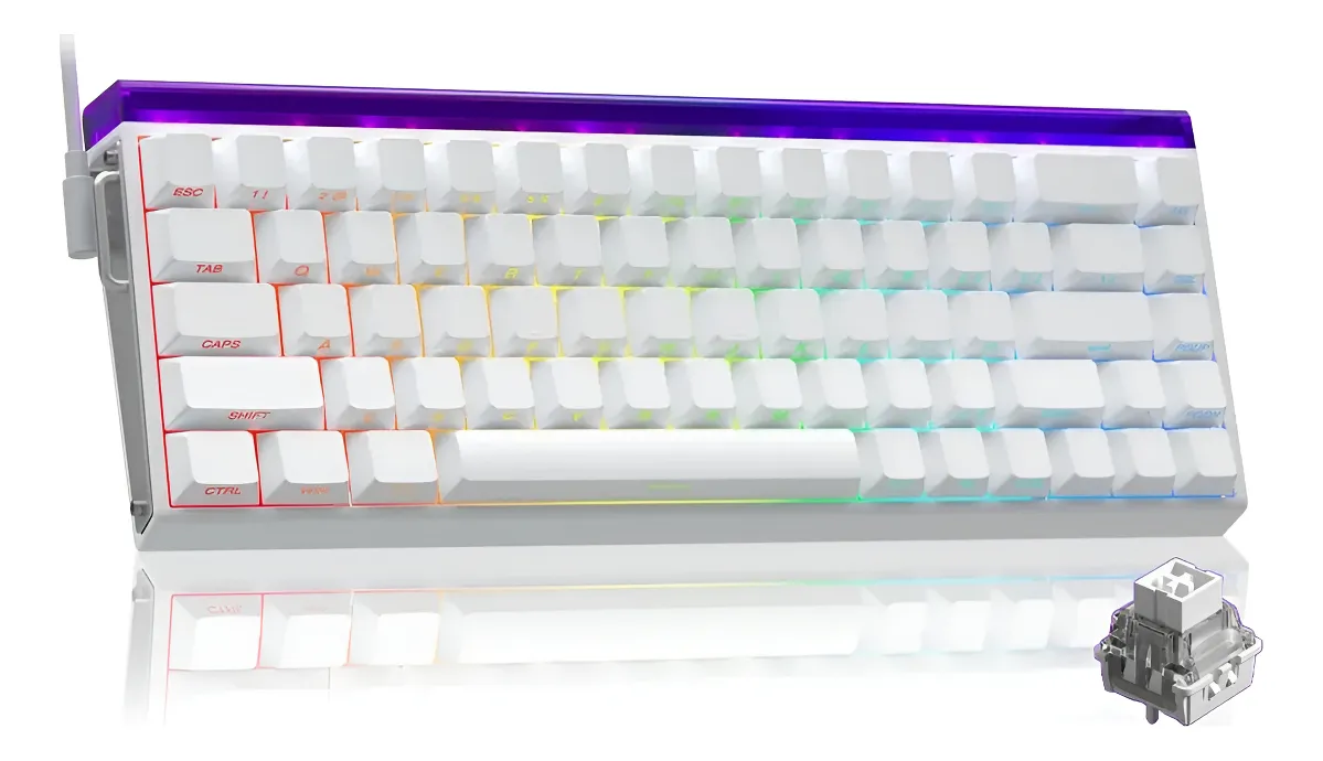 Teclado Magnético Hero 68HE-001MM 8K RPD Trigger RGB 