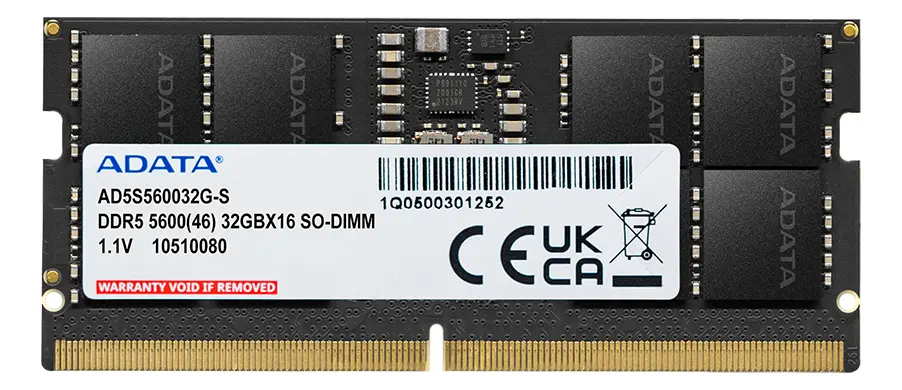 Memória RAM OEM ADATA SoDIMM DDR5 8GB 5600 MHz