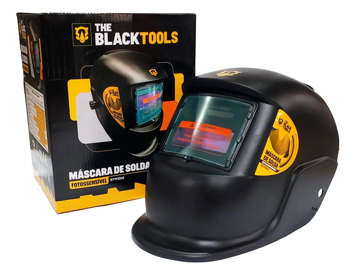 Máscara de Solda com Escurecimento Automático - The Black Tools