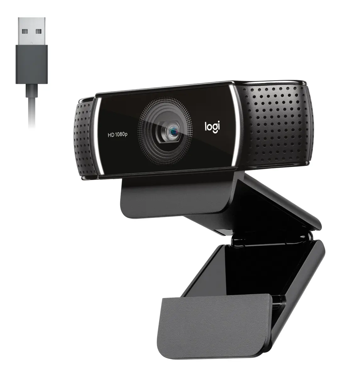 Webcam Full HD Logitech C922 Pro Stream com Microfone Embutido e tripé