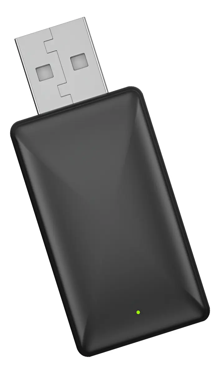Adaptador Carplay Sem Fio 2 em 1 - Preto USB e Tipo C