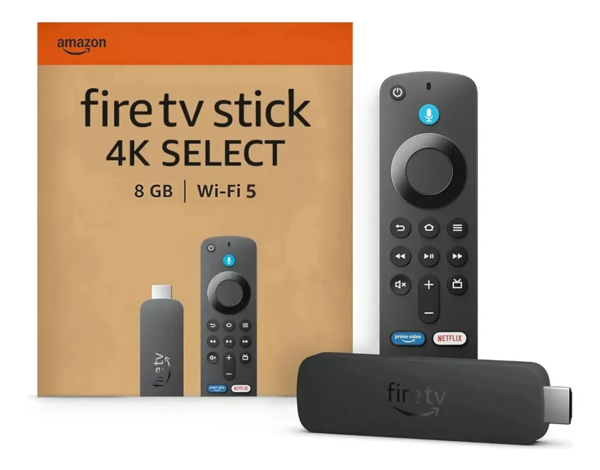 Fire Stick Amazon Fire 4k Select 8gb Wi-fi 6 Alexa Controle