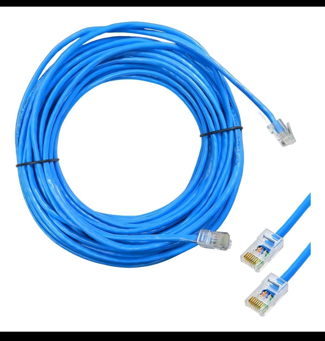 Cabo de Rede Ethernet 70 Metros - RJ45 Cat5e