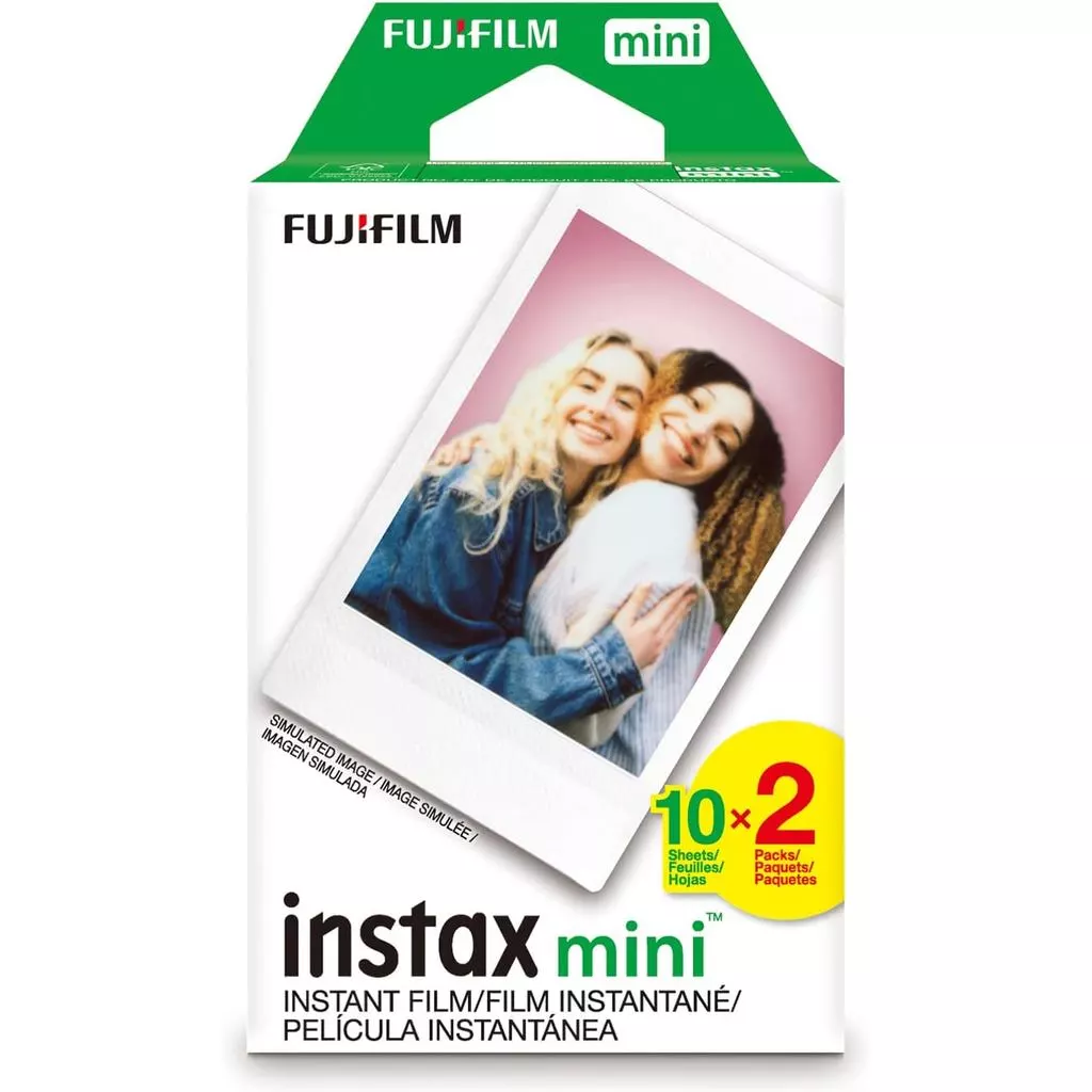 Filmes Instax Fujifilm Mini 12 11 10 9 20 Fotos - Revelação Instantânea polaroid